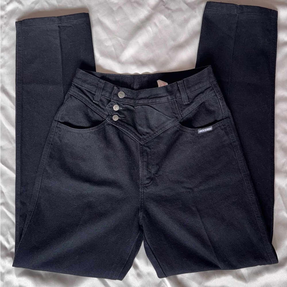 Black buckle over ROCKIES Jeans